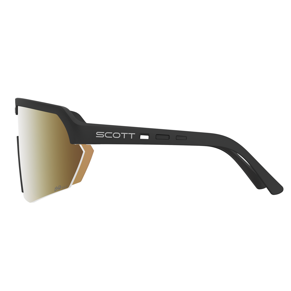 Scott Sport Shield Sunglasses - Black Amp Light Sensitive Chrome