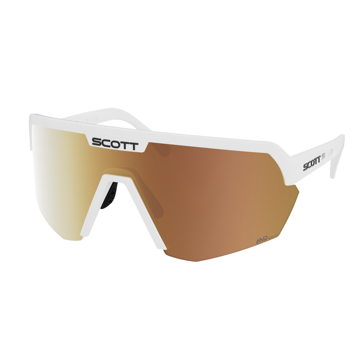 Occhiali Scott Sport Shield - White Amp Light Sensitive Gold Chrome Scott