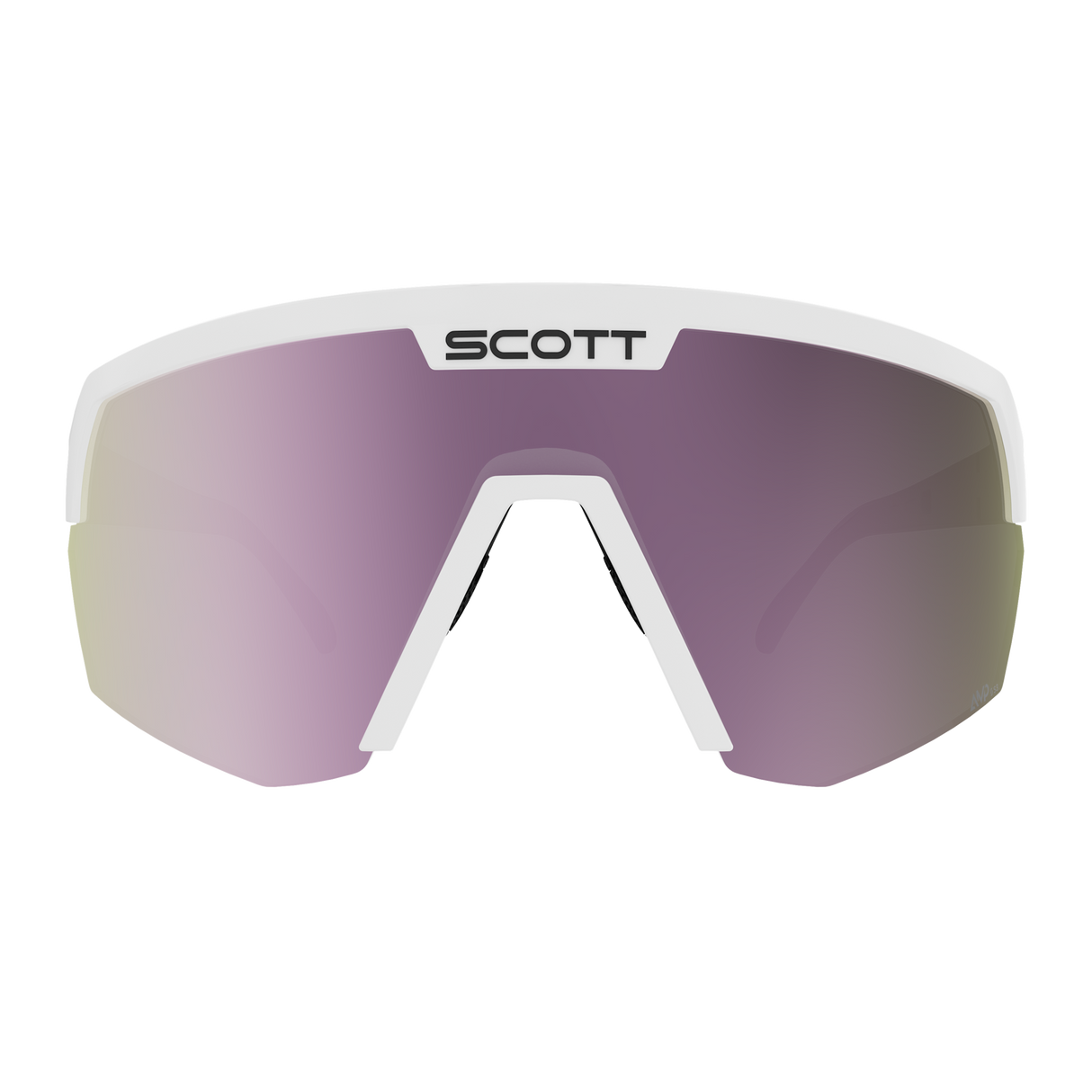 Scott Sport Shield Brille - White Matt Amp Lavender Chrome