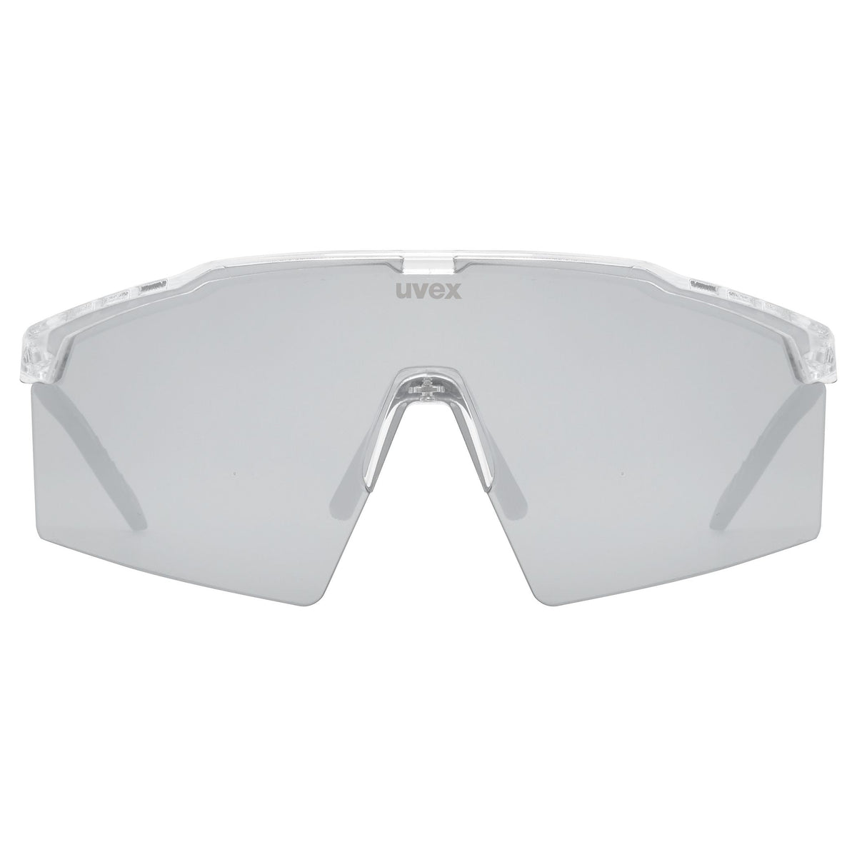 Uvex Flowline Glasses - Clear Mirror Silver