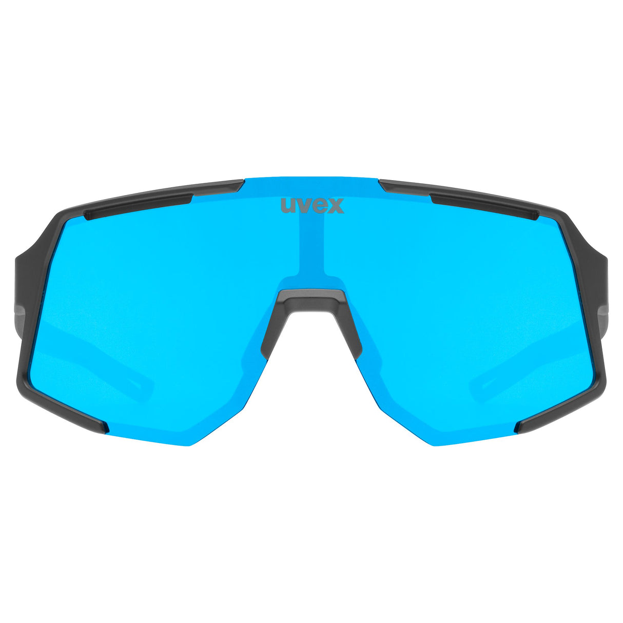 Uvex Sequenze Glasses - Black Matte Mirror Blue