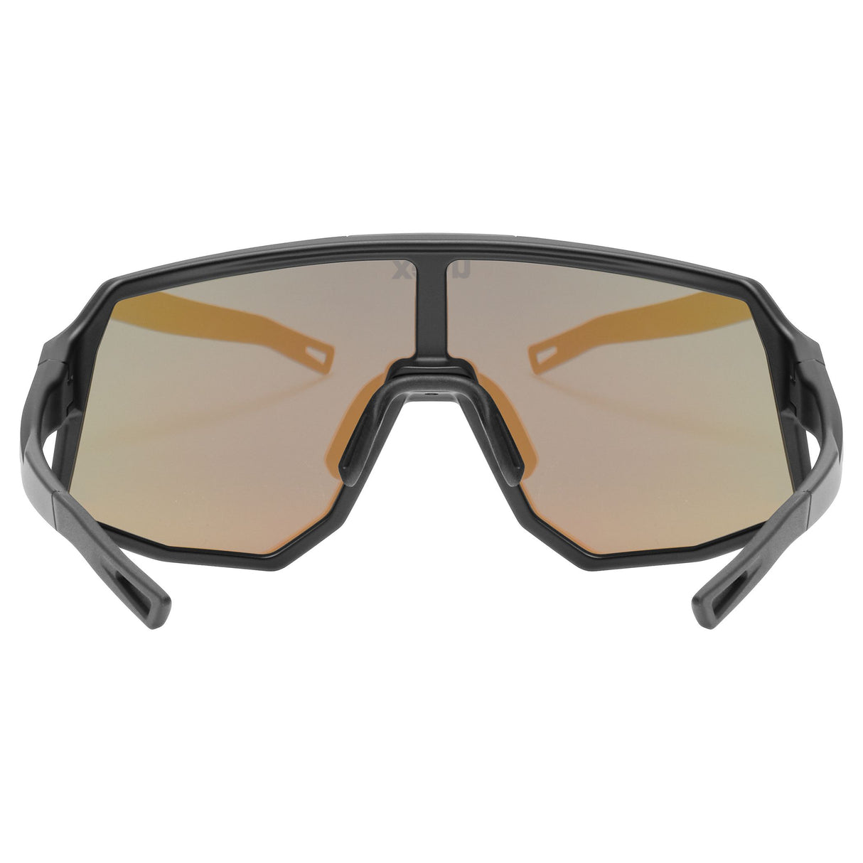Uvex Sequenze Glasses - Black Matte Mirror Blue