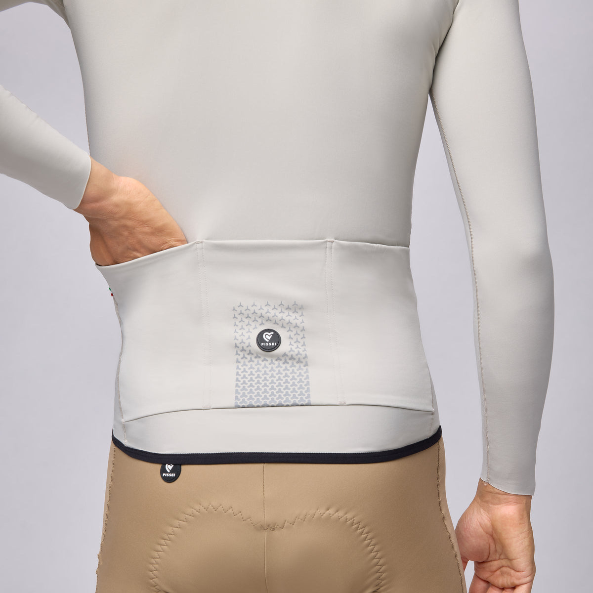 Pissei Primapelle Langarmtrikot - Stone
