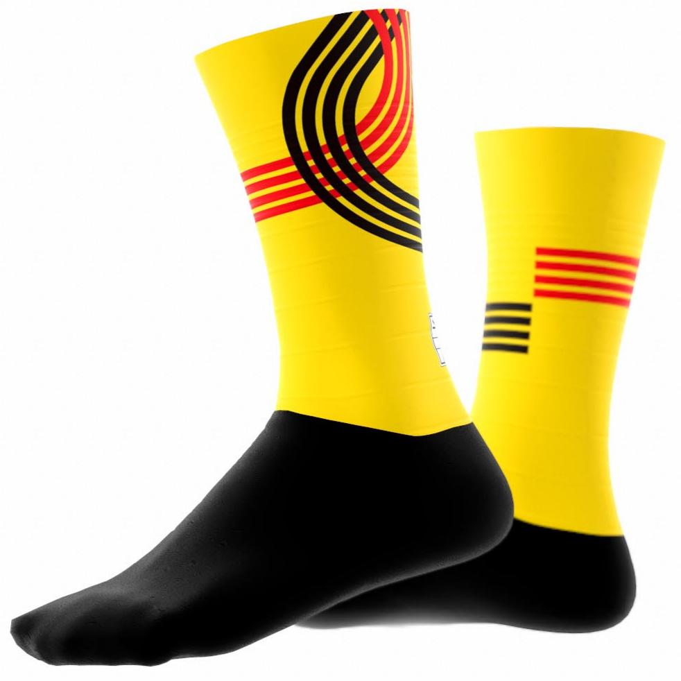 Calze Nazionale Belga Parigi 2024 - Giallo - F