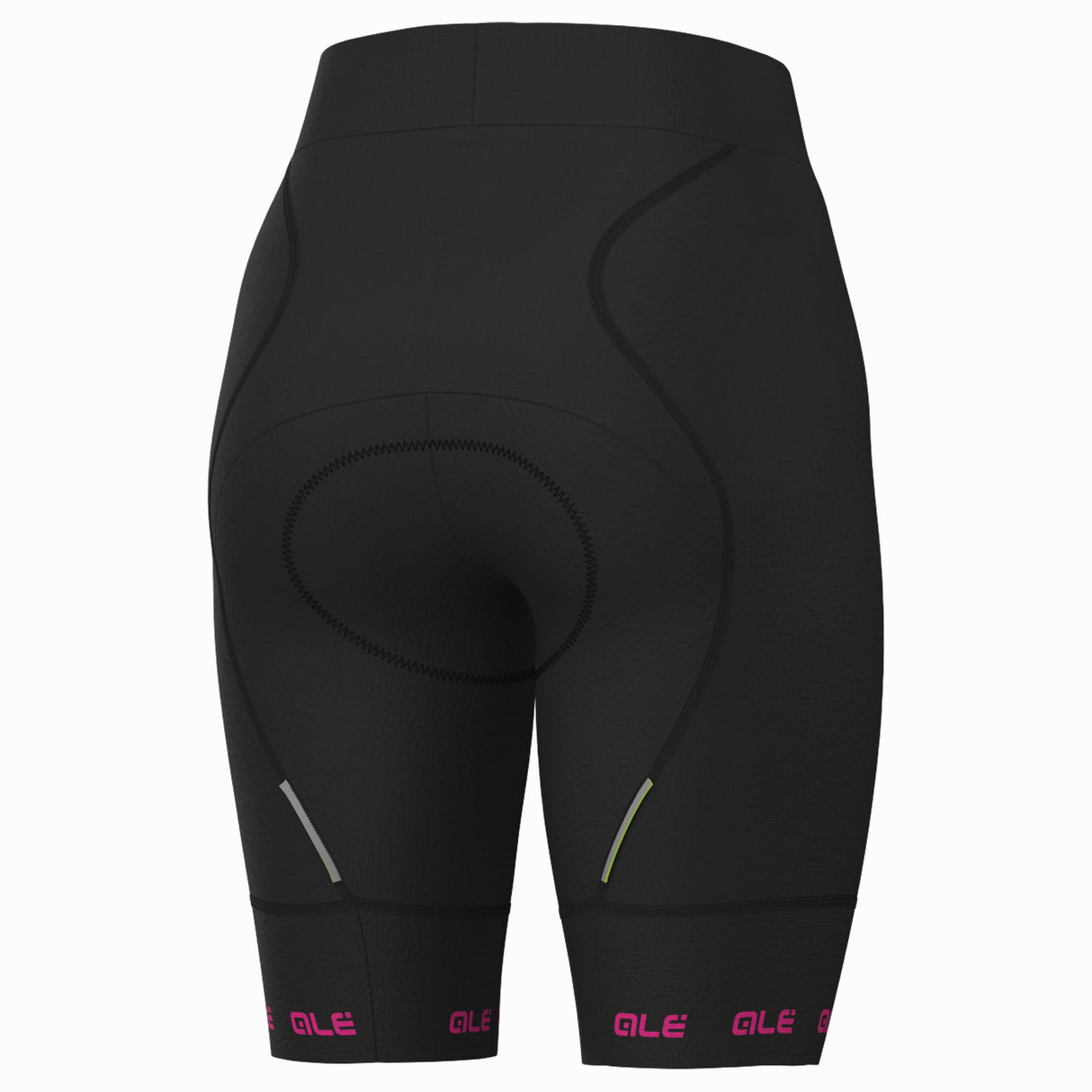 Pantaloncini donna Ale PR-E Strada 2.0 - Nero fucsia Ale
