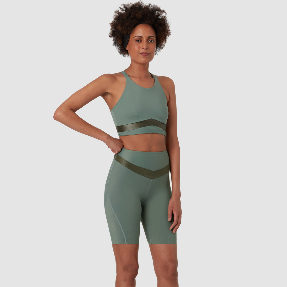 Pantaloncini donna La Passione Flow - Verde militare La Passione