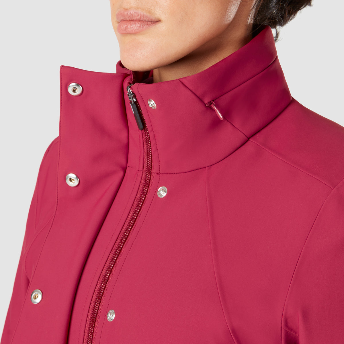 Parka donna La Passione Commuter - Rosso ciliegia La Passione