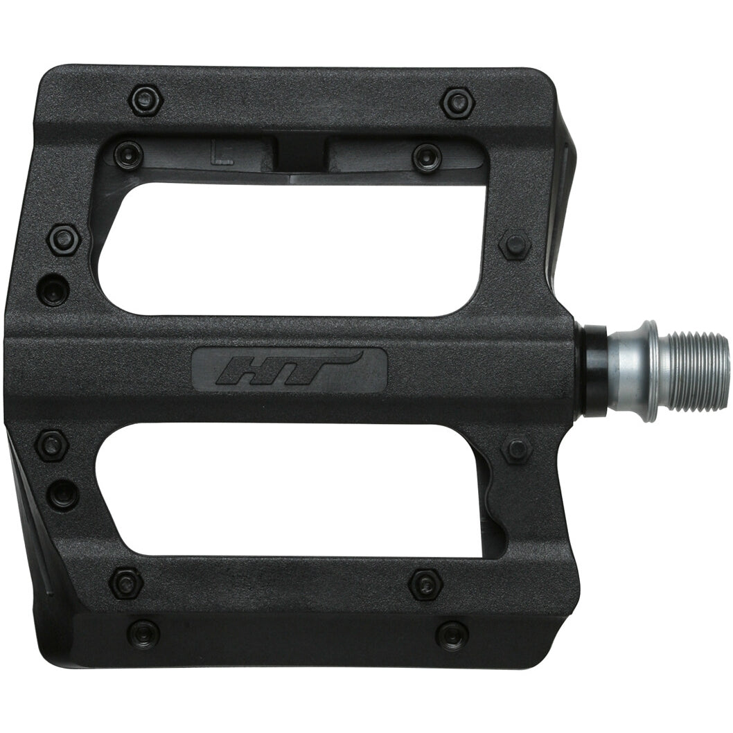 Pedali flat HT Nano-P PA12 - Nero HT-Components