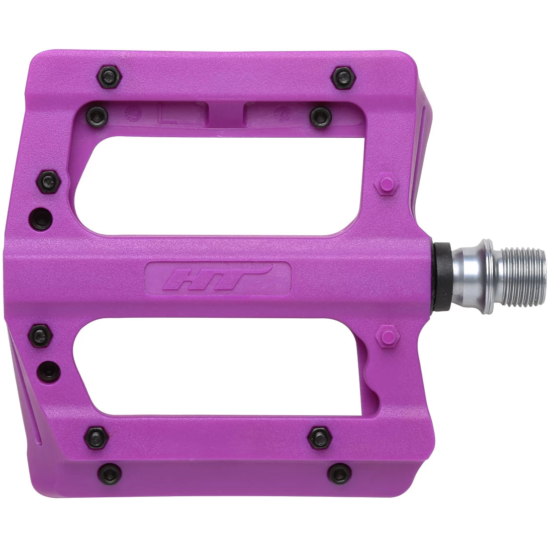 Pedali flat HT Nano-P PA12 - Viola HT-Components