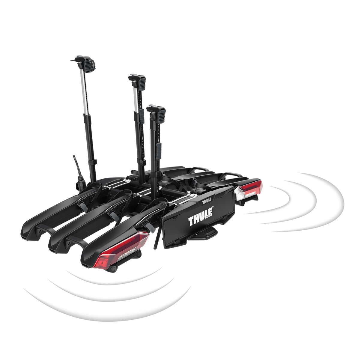 Portabicicletas para instalar en el enganche de remolque Thule Epos ParkSecure 91cm - Negro Thule
