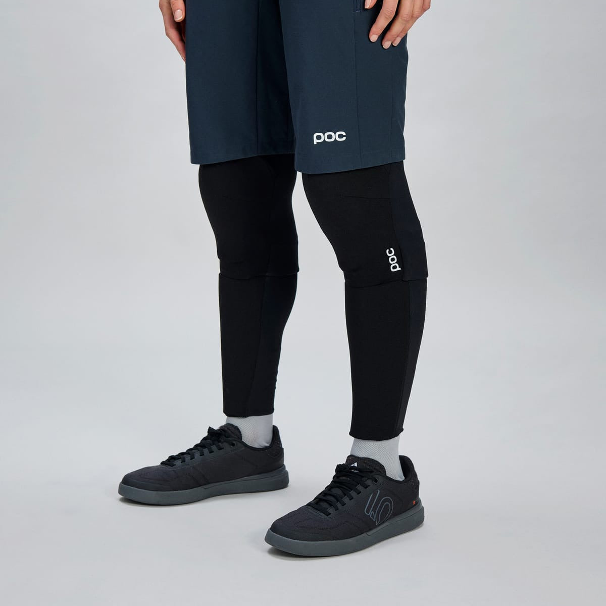 Protections tibia Poc VPD Air Shins Flow - Noir