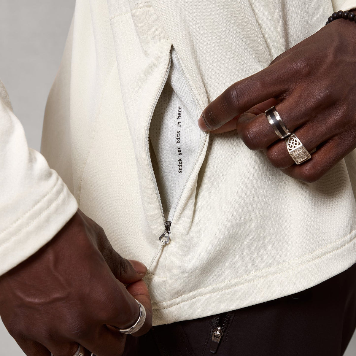 Maglia maniche lunghe Endura AllTrack Rout Fleece - Stone