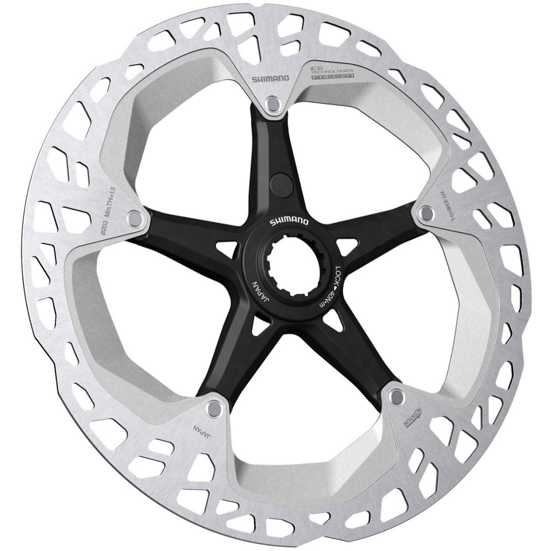 Disco Shimano Center Lock RT-EM810LE Ice-Tech Freeza - 203mm - N