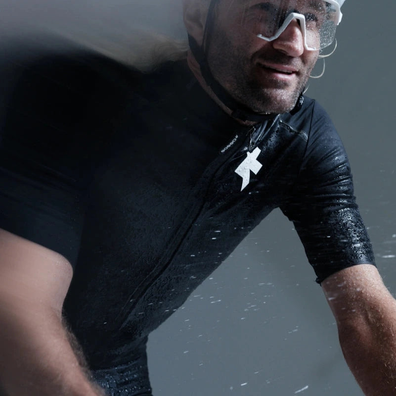 Maillot Assos Equipe R Thermo Rain S11 - Noir