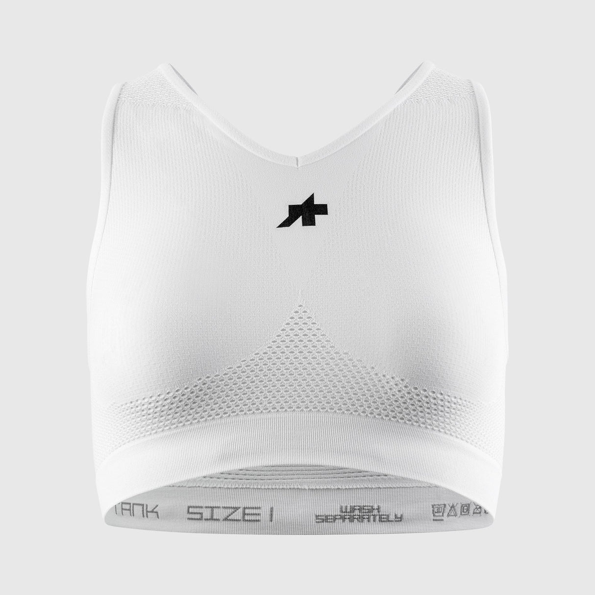 Assos Cropped Tank P1 Sport-BH - Weiss