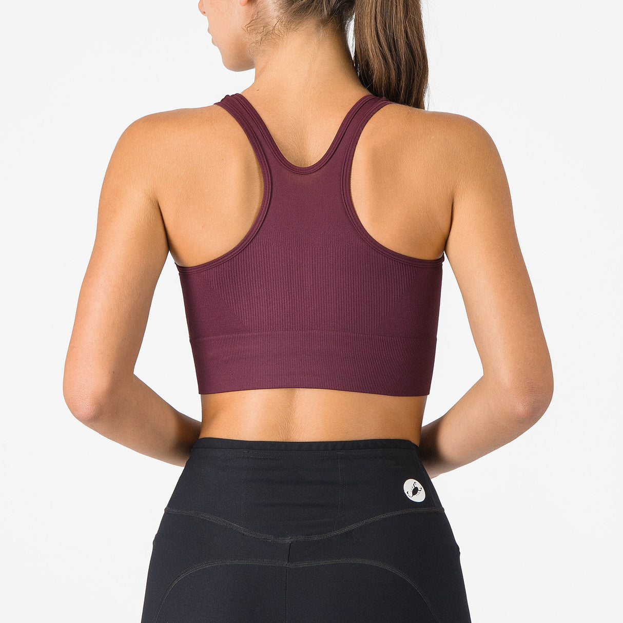 Sosten Castelli Comfort Travel Crop Top - Bordeaux