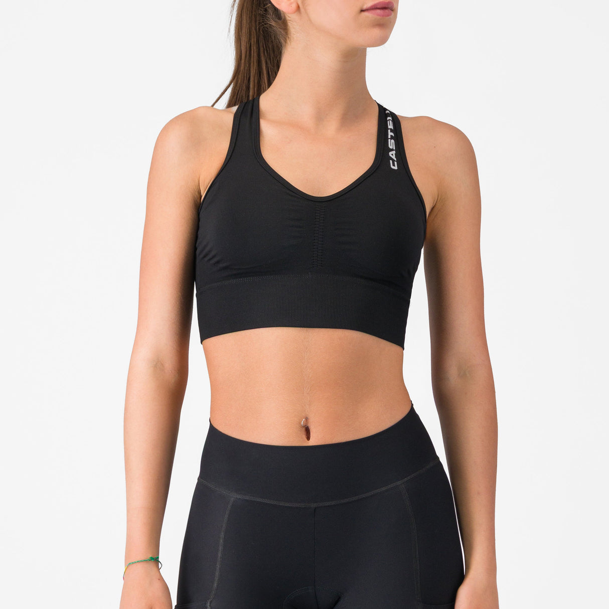Reggiseno Castelli Comfort Travel Crop Top - Nero Castelli