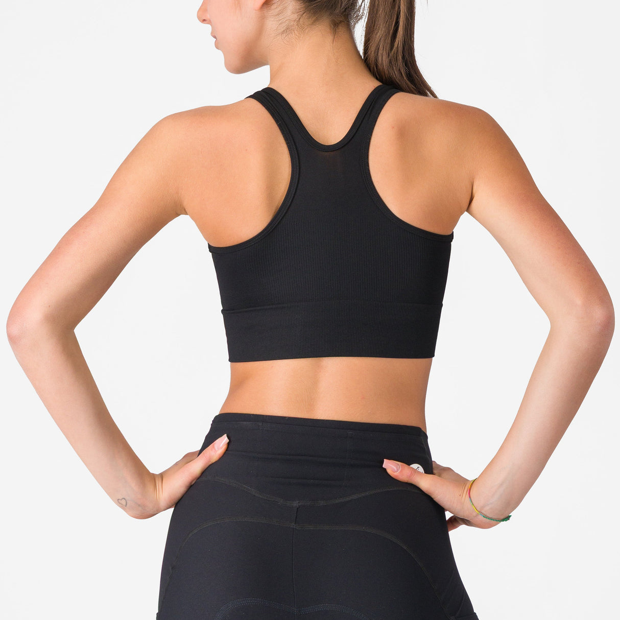 Reggiseno Castelli Comfort Travel Crop Top - Nero Castelli