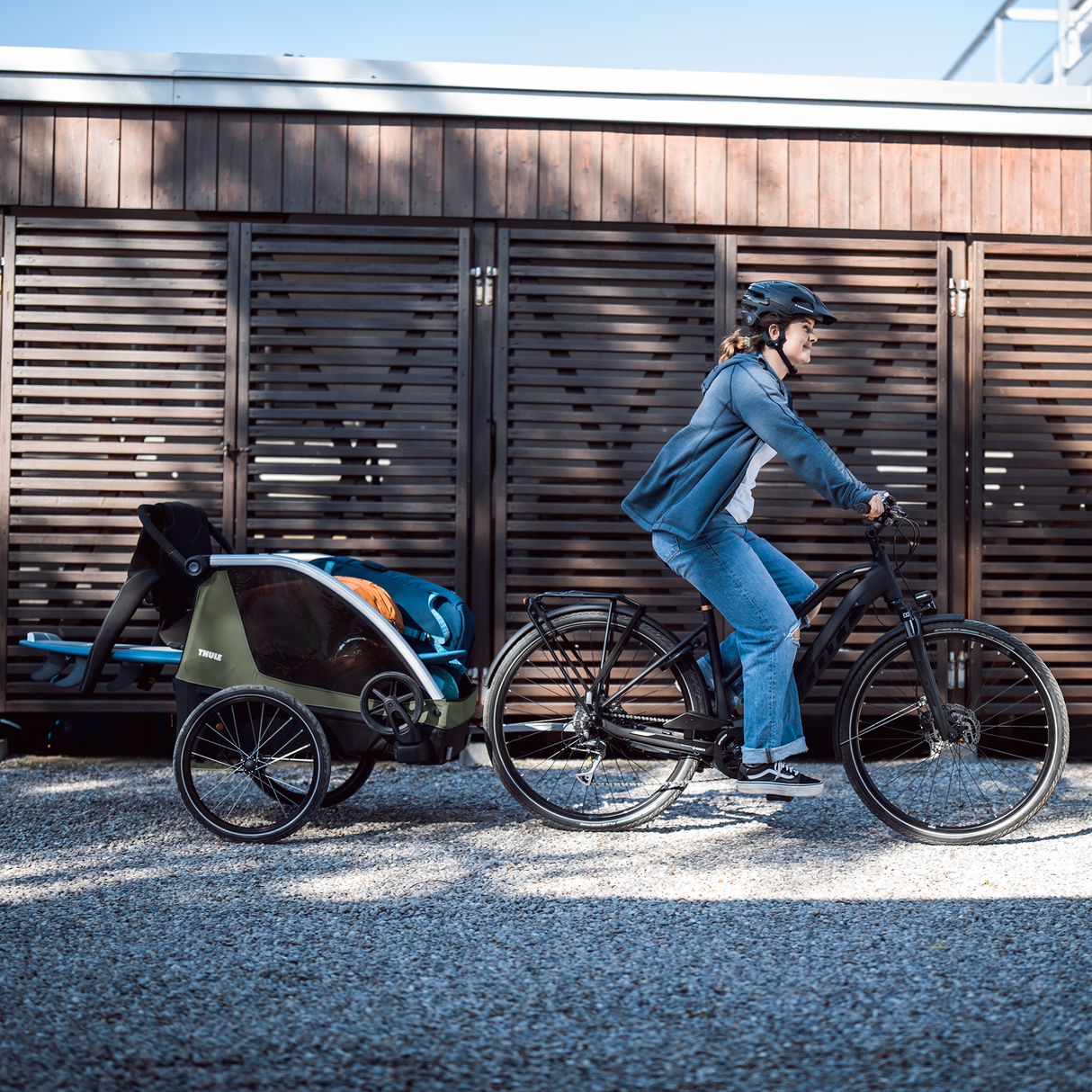 Thule Courier bike trailer - Thule Green