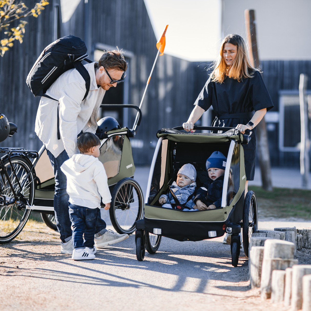 Thule Courier bike trailer - Thule Green
