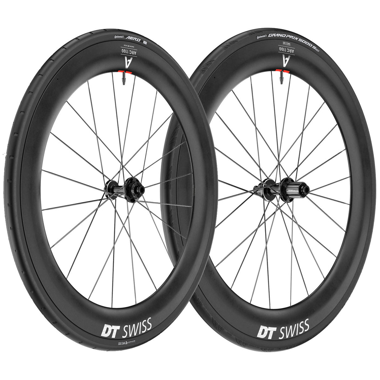 Ruote Dt Swiss ARC 1100 DI CL 65 WTS - Nero DT Swiss