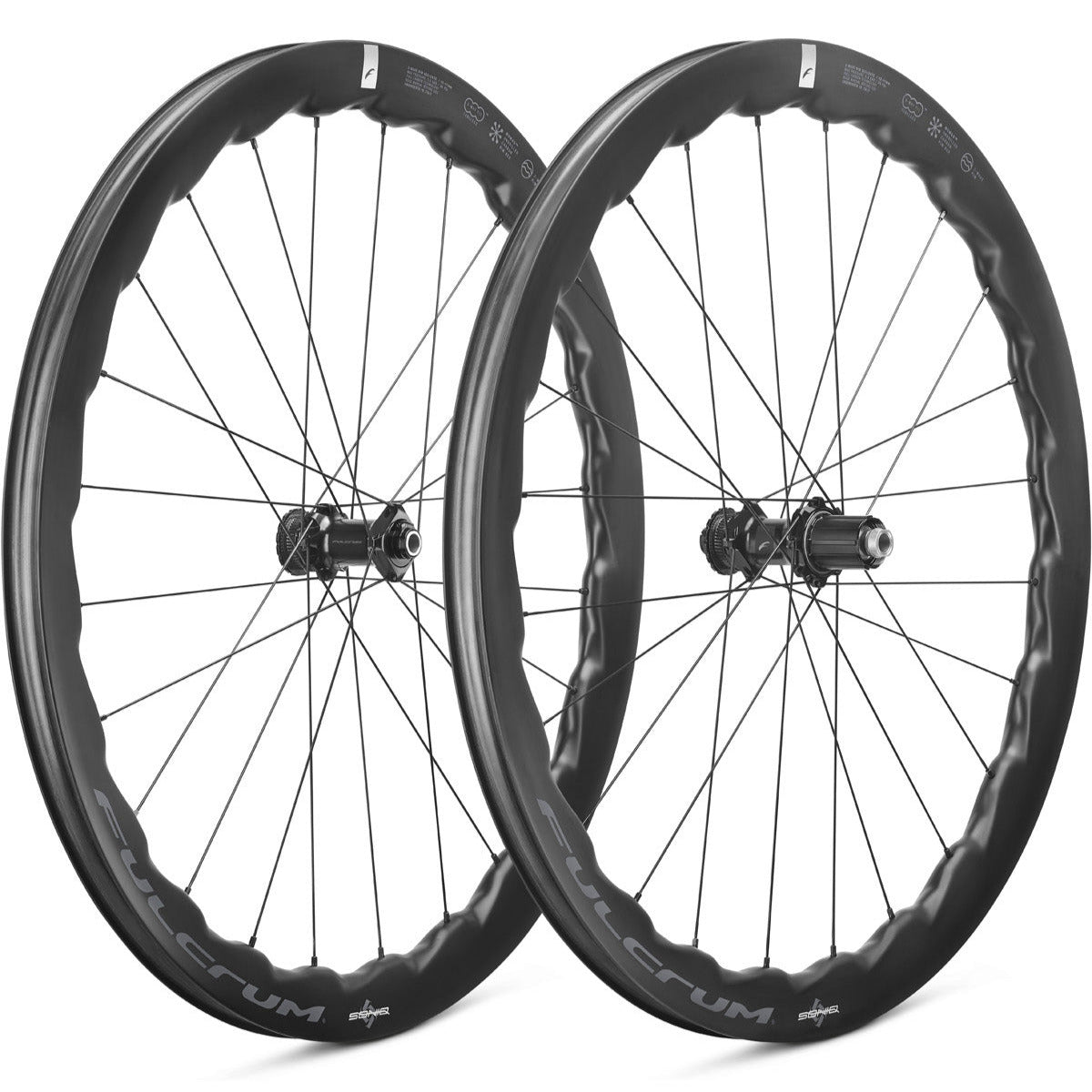 Ruote Fulcrum Soniq Carbon 42 DB 2WF C25 AFS - Nero Fulcrum