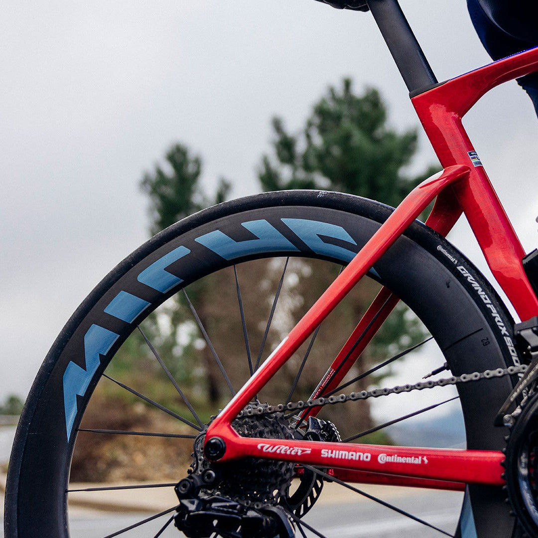 Roues Miche Deva RD 62 Carbon - Argento