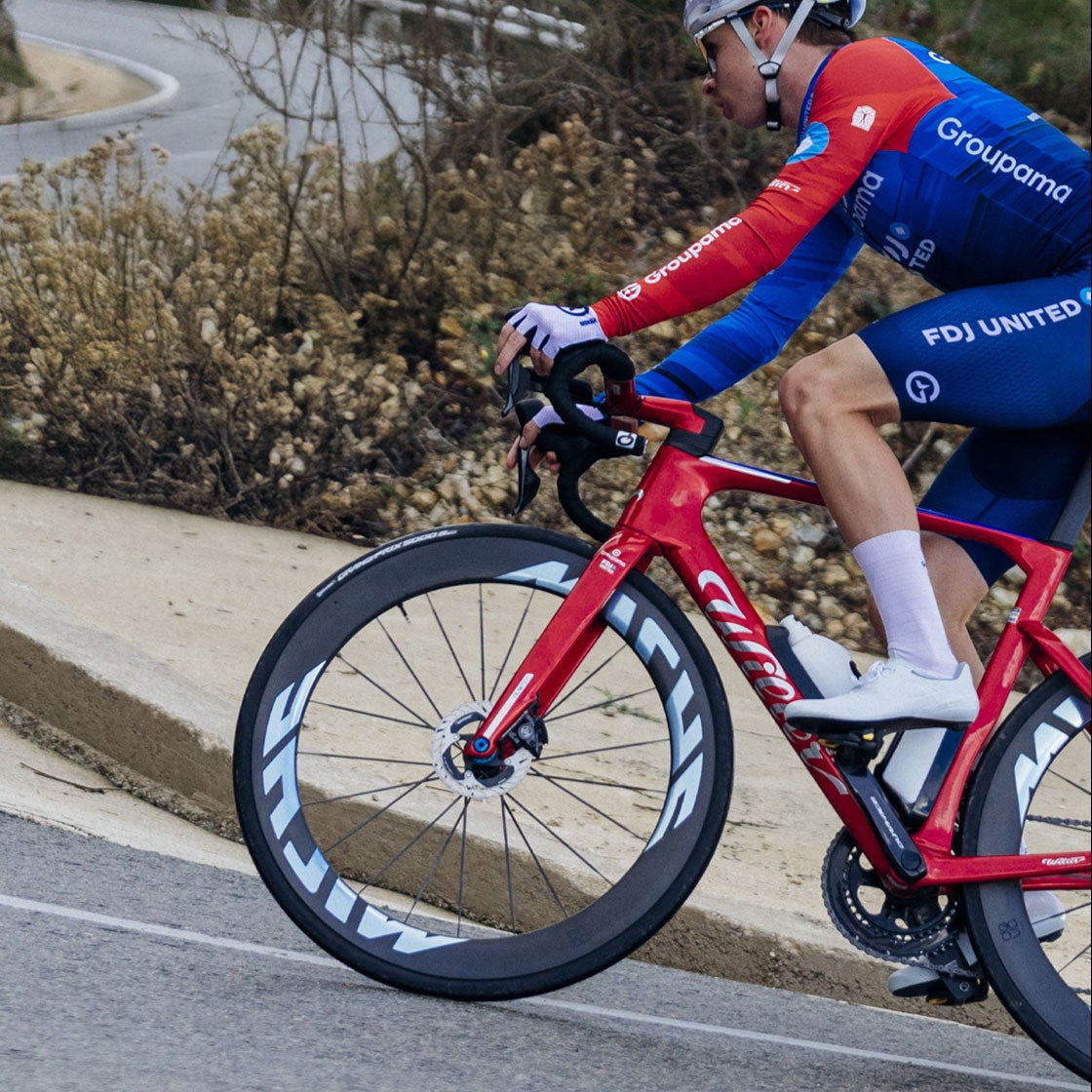 Roues Miche Deva RD 62 Carbon - Argento