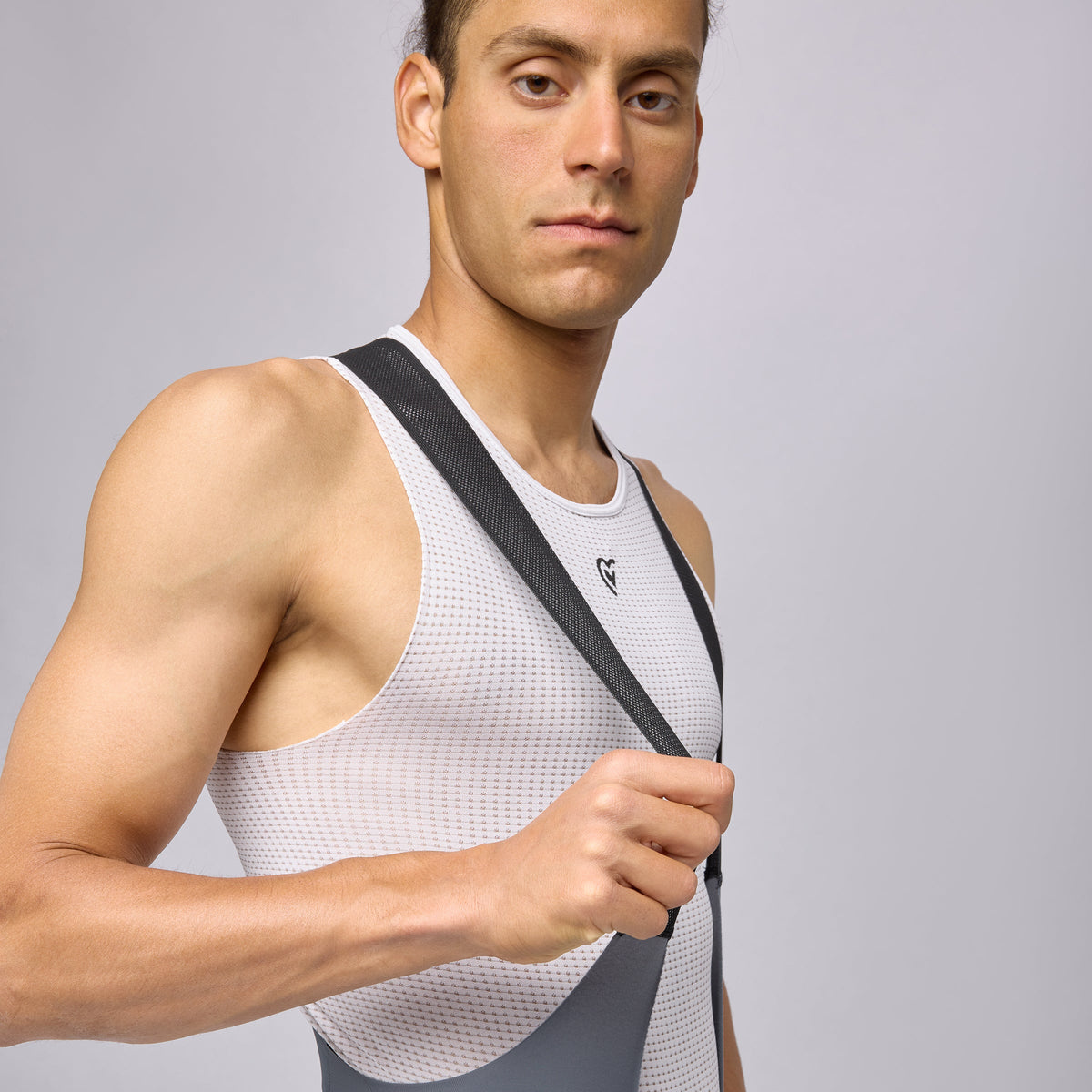 Bib shorts Pissei Sanremo Thermal - Slate