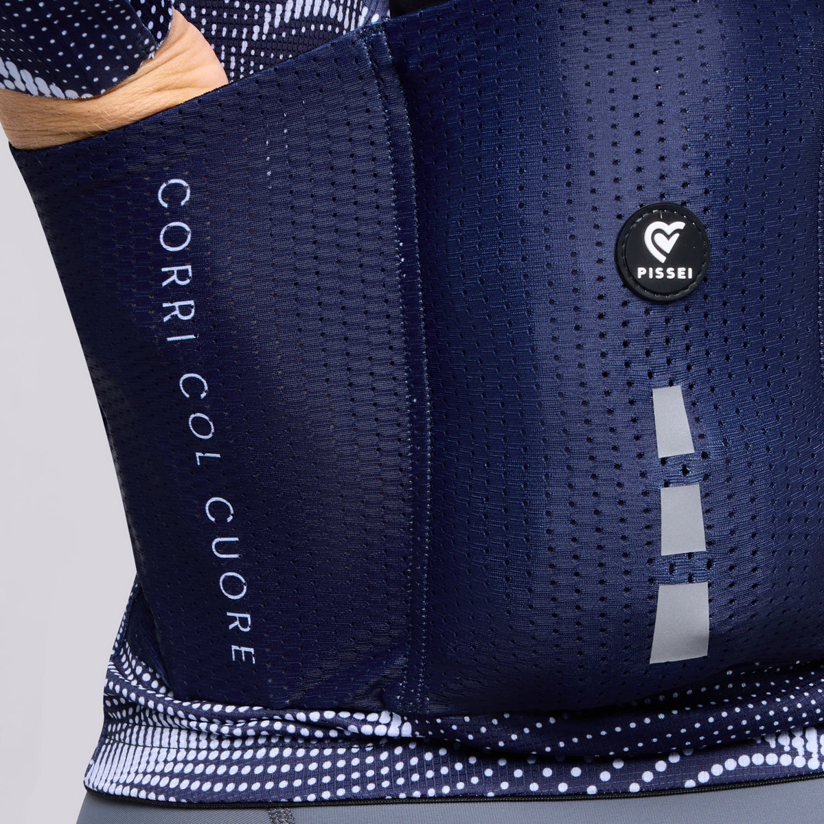 Maglia maniche lunghe Pissei Sanremo - Blu celeste