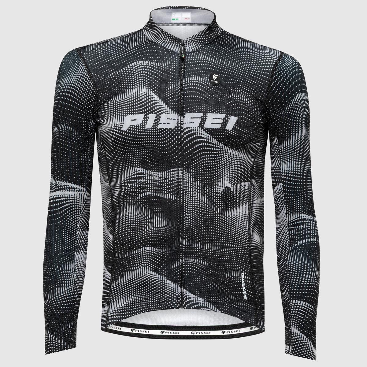 Maillot de manga larga Pissei Sanremo - Negro gris