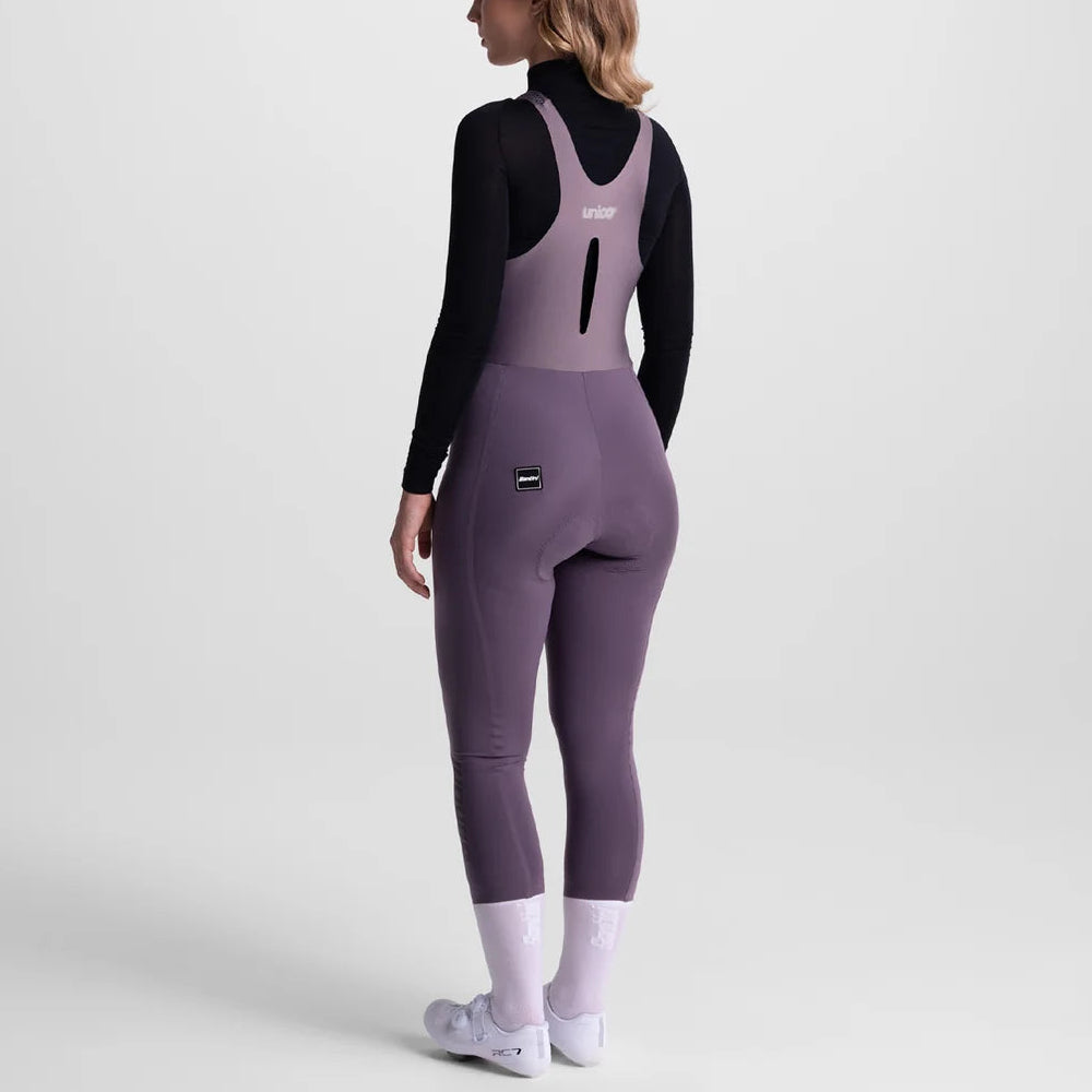 Santini Unico Edge 7/8 frau lange tragerhose - Cenere