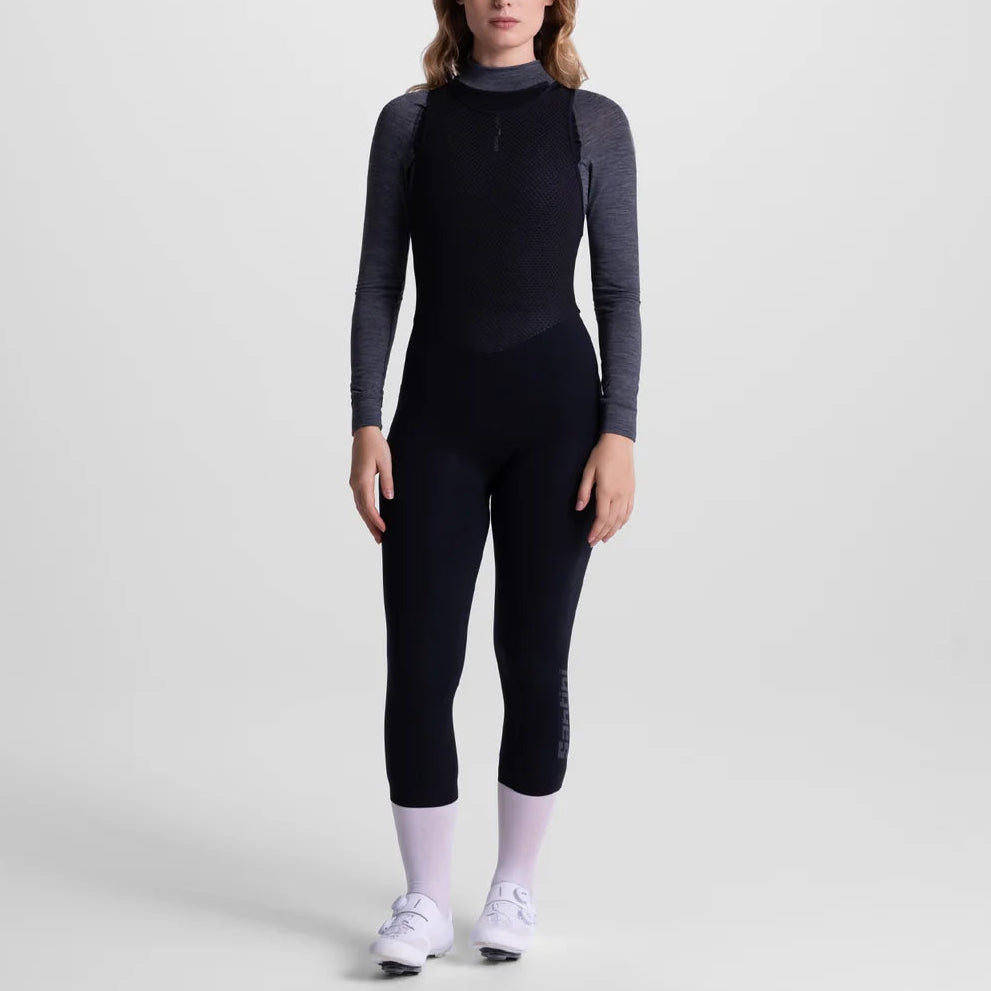 Santini Unico Edge 7/8 women bib tight - Black