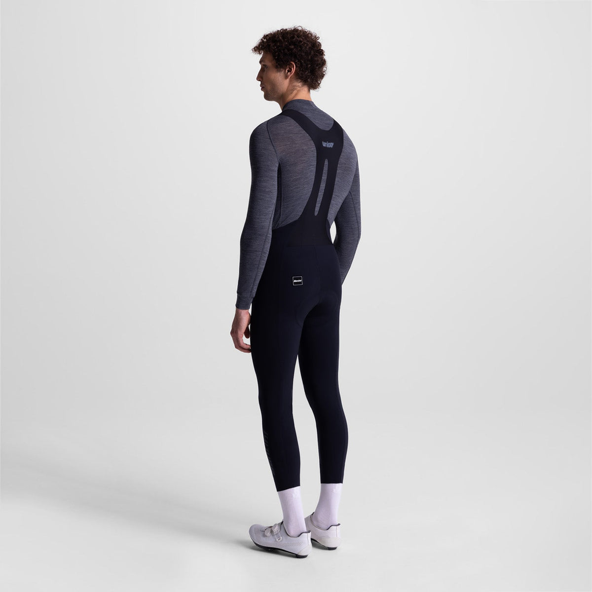 Radhose lang Santini Unico Edge 7/8 - Schwarz