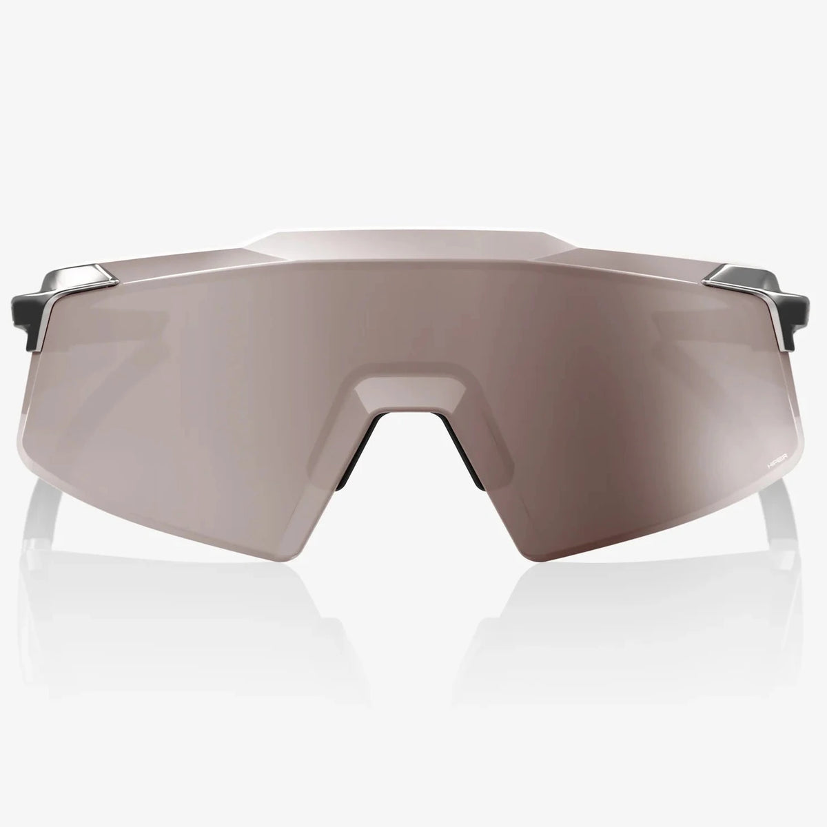 100% Aerocraft Glasses - Gloss Black Chrome HiPER Silver Mirror