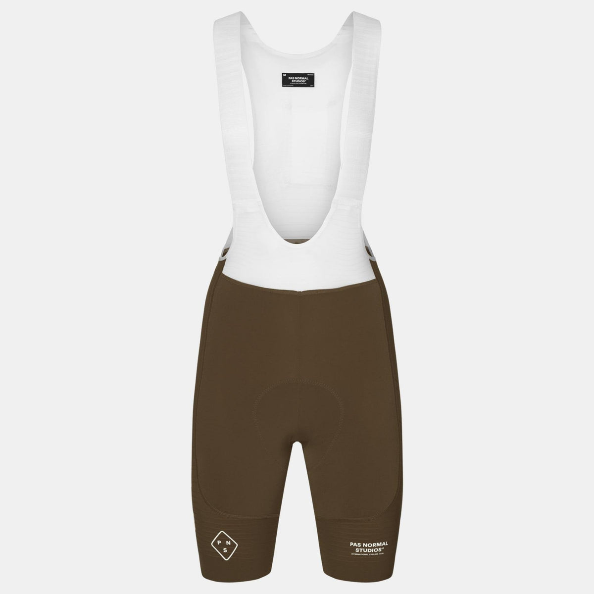 Bib shorts Pas Normal Studios Mechanism Pro - Dark Earth