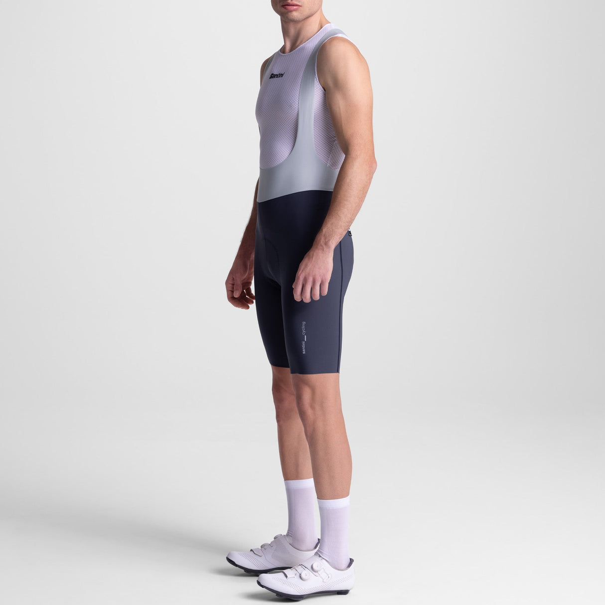 Santini Aero Race tragerhosen - Grau