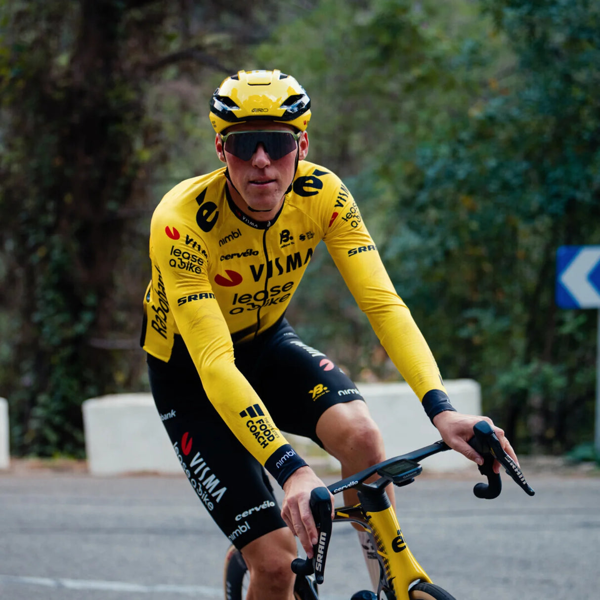 Salopette Team Visma Lease a bike 2026 Yellow B.
