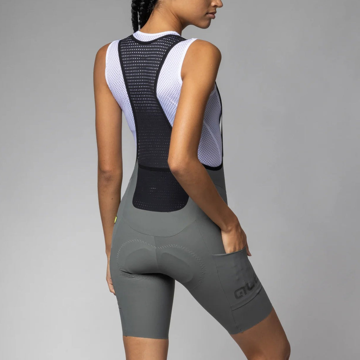 Culotte mujer Ale Off Road Gravel Pro - Gris claro