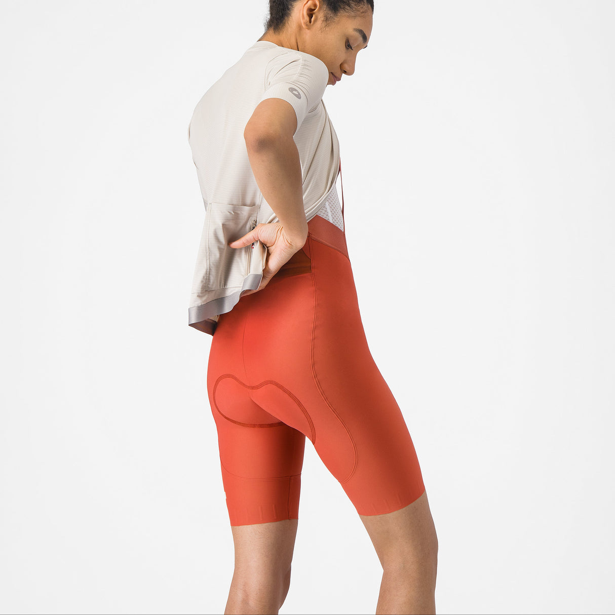 Salopette donna Castelli Espresso 2 DT - Arancio