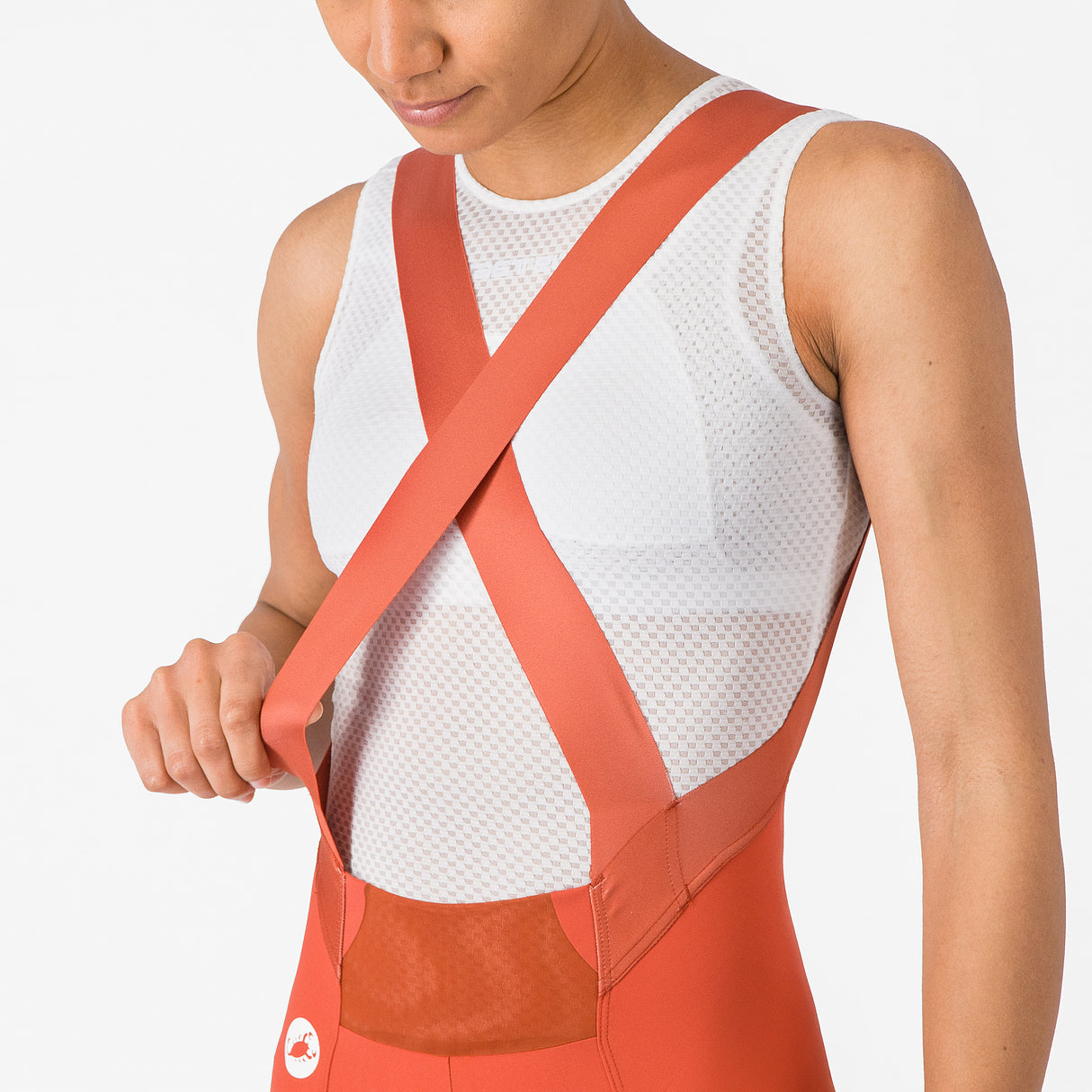 Salopette donna Castelli Espresso 2 DT - Arancio