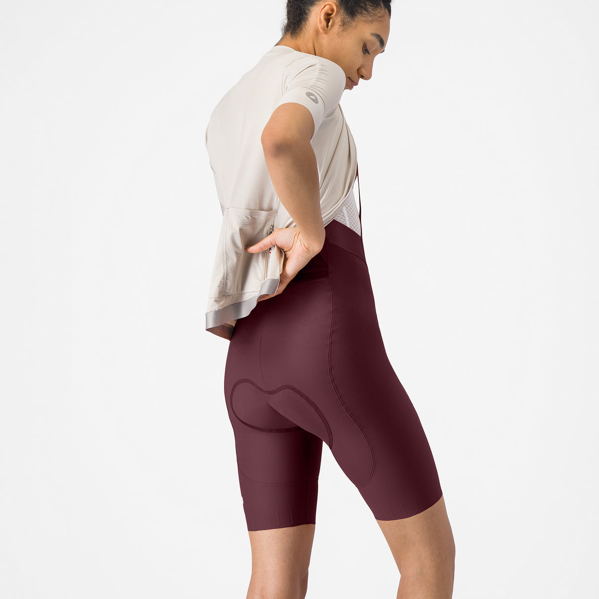 Salopette donna Castelli Espresso 2 DT - Bordeaux