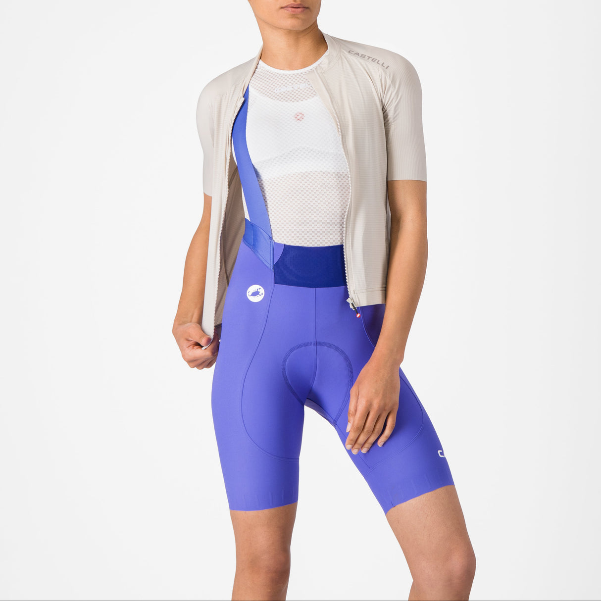 Cuissard à bretelles femme Castelli Espresso 2 DT - Violet