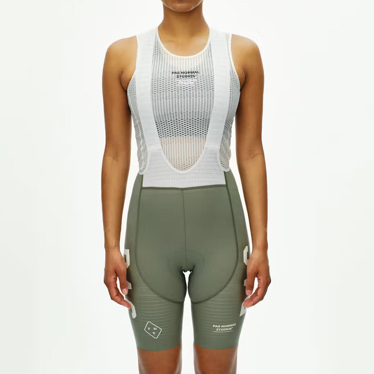 Pas Normal Studios Mechanism Pro women bib short - Green