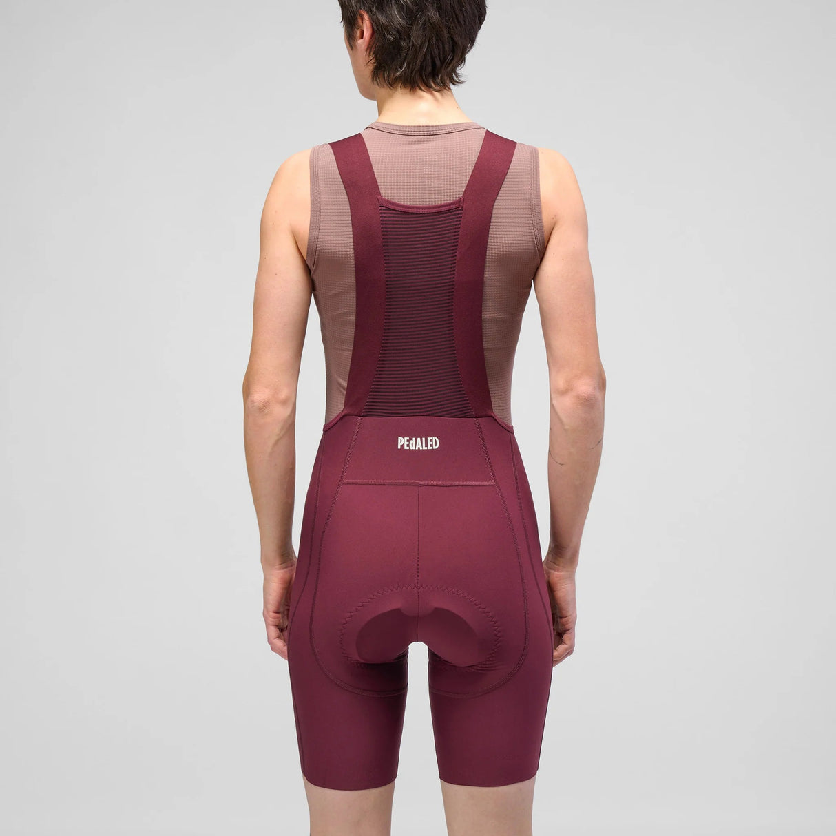Cuissard à bretelles femme Pedaled Element - Bordeaux