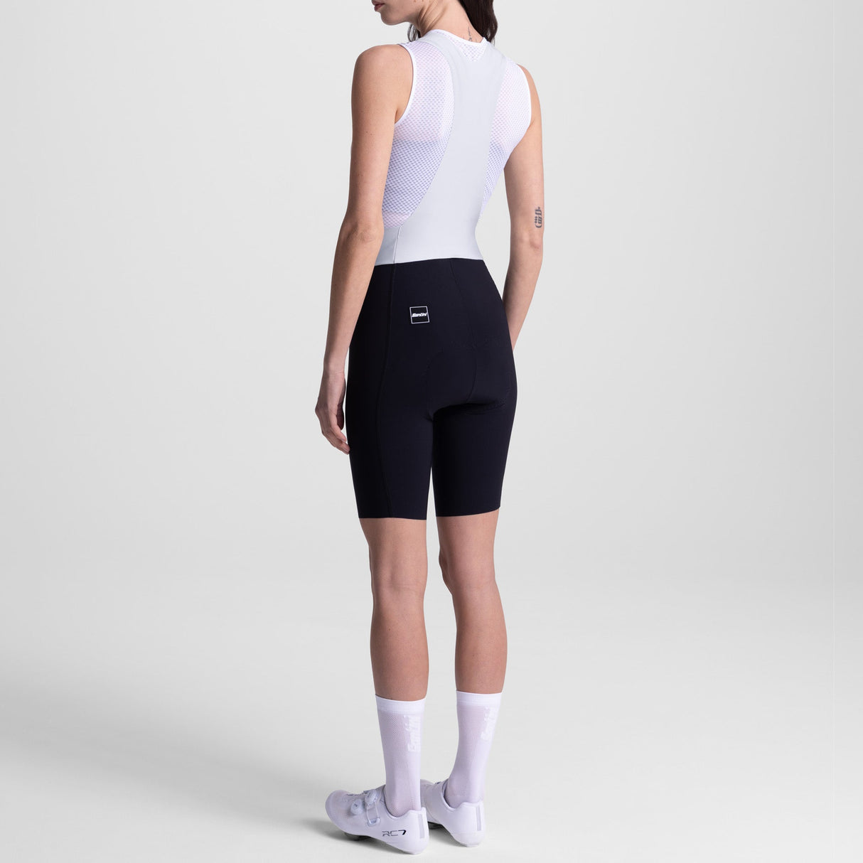 Santini Aero Race frau tragerhosen - Schwarz