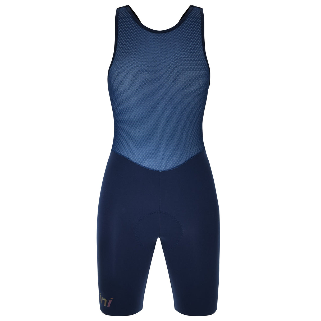 Santini Unico Edge women bib shorts - Blue