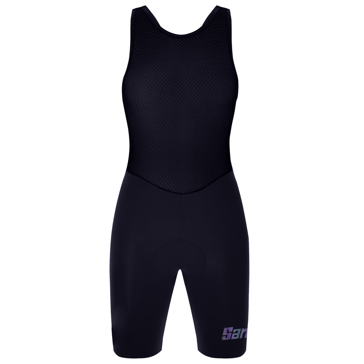Santini Unico Edge frau tragerhose - Schwarz