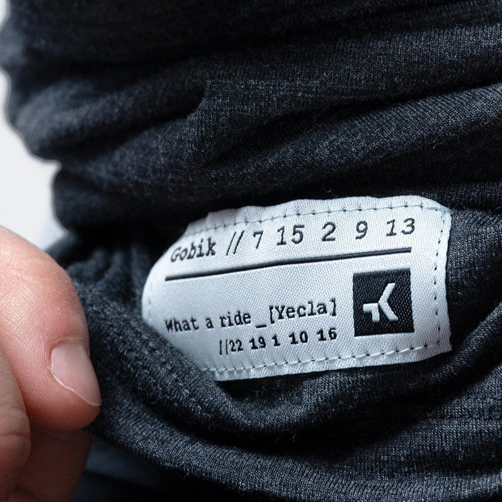 Scaldacollo Gobik Merino Moonbah Solid - Grigio Gobik
