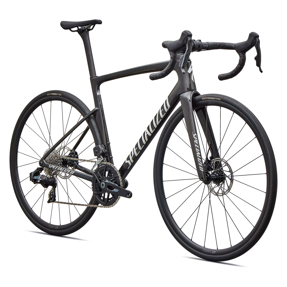 Specialized Tarmac SL9 Comp SRAM Rival AXS - Gloss Charcoal Tint Dolomite Metallic